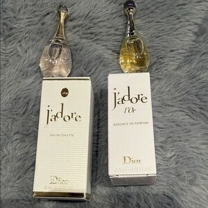 Dior J'adore Eau de Toilette and L'Or Essence - e parfum
